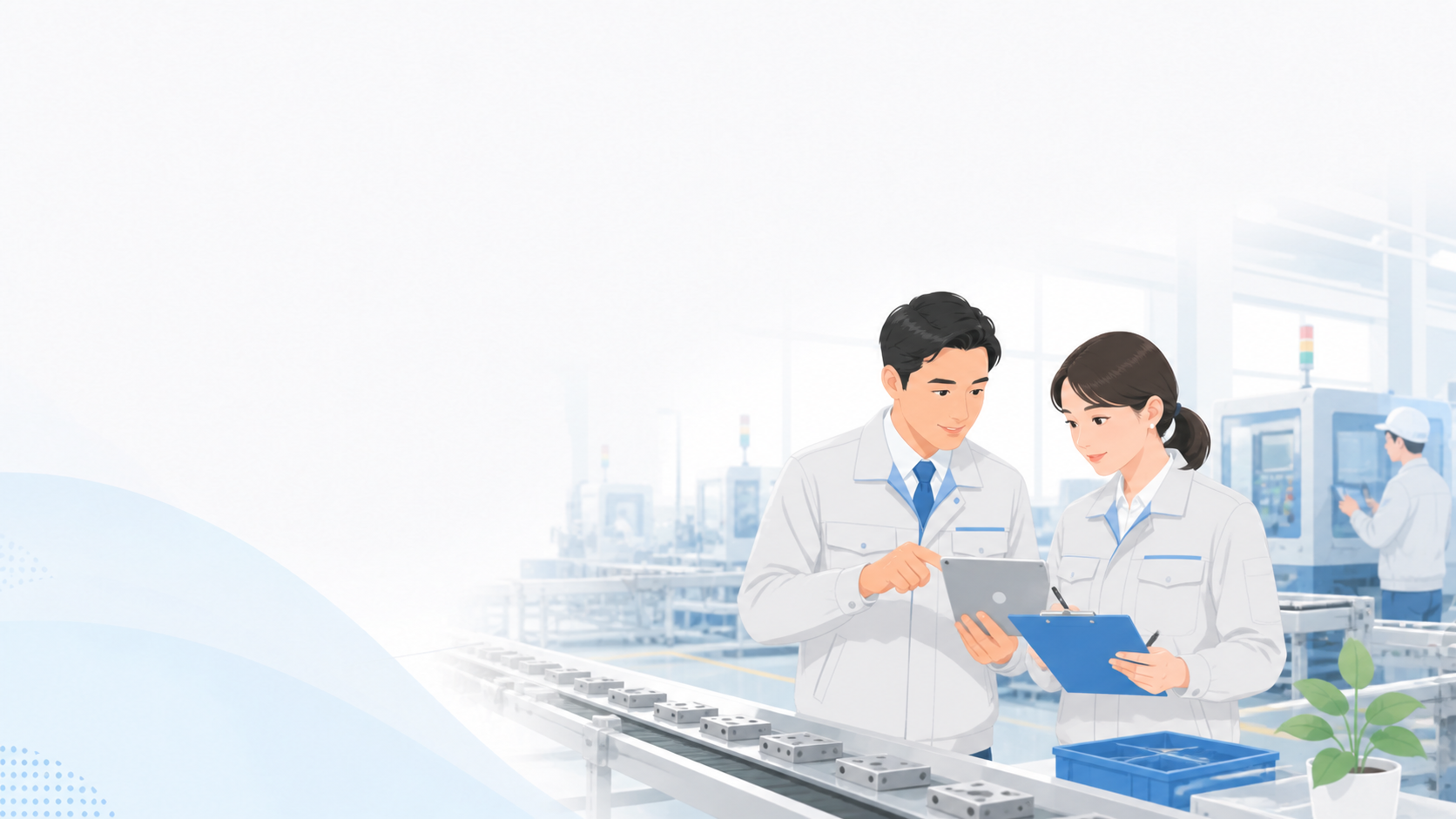 製造業の業務イラスト