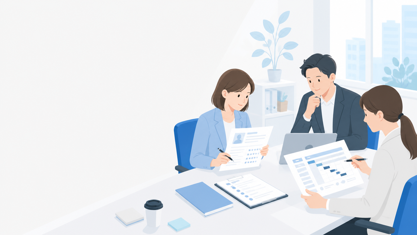人事・採用業務のイラスト