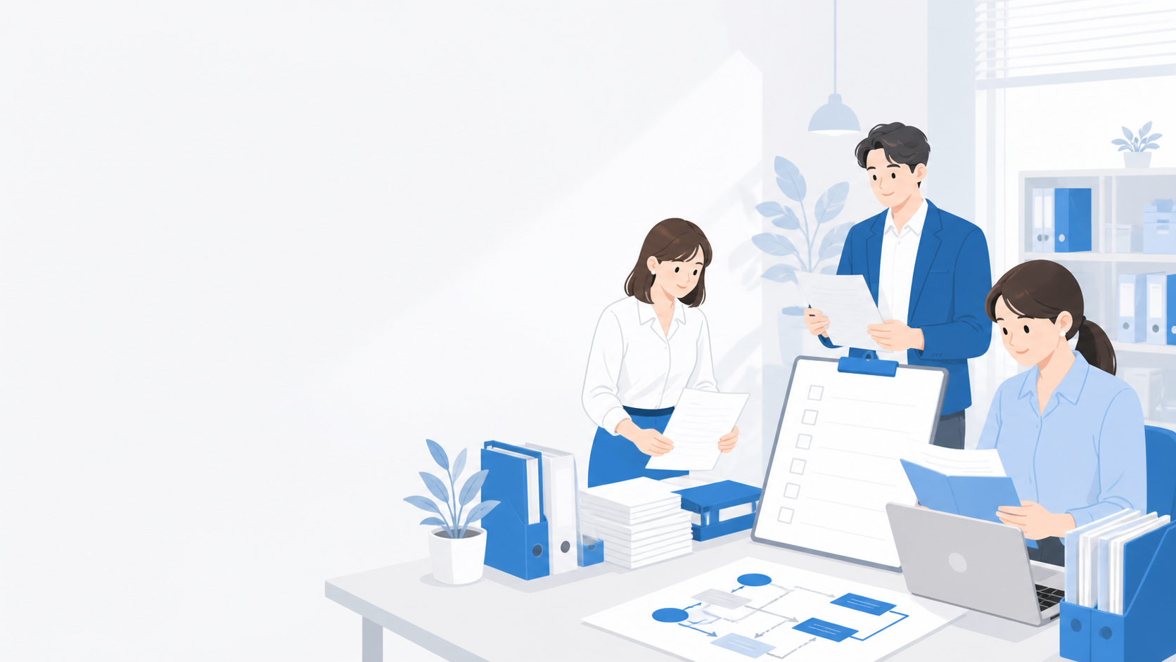 管理・事務業務のイラスト