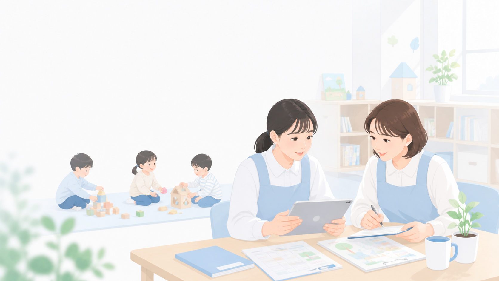 保育・幼児教育の業務イラスト